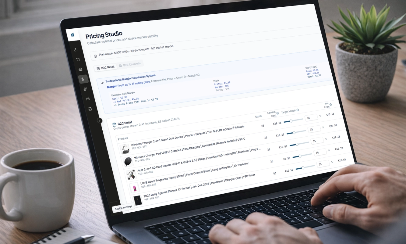 Margynn software helping set prices and target margins