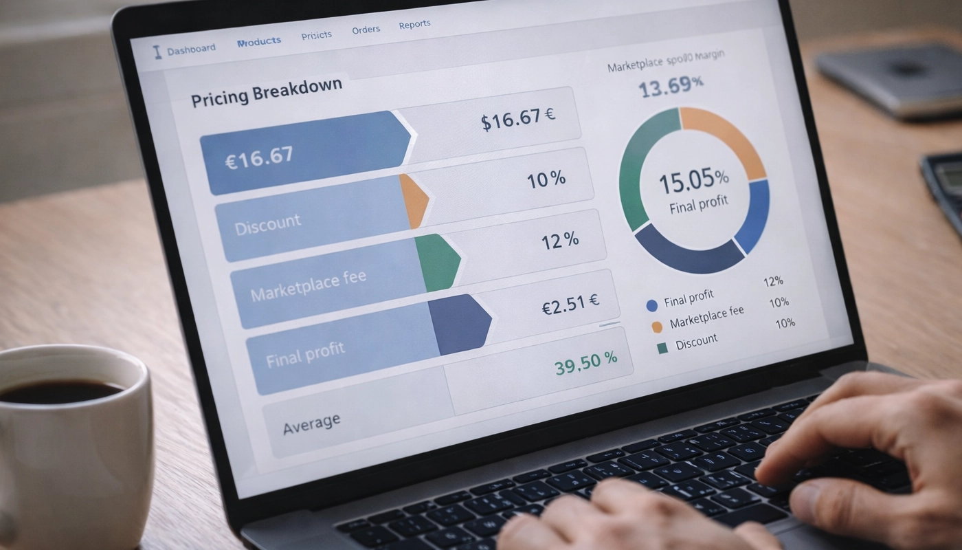 discount and fee impact on real product margin