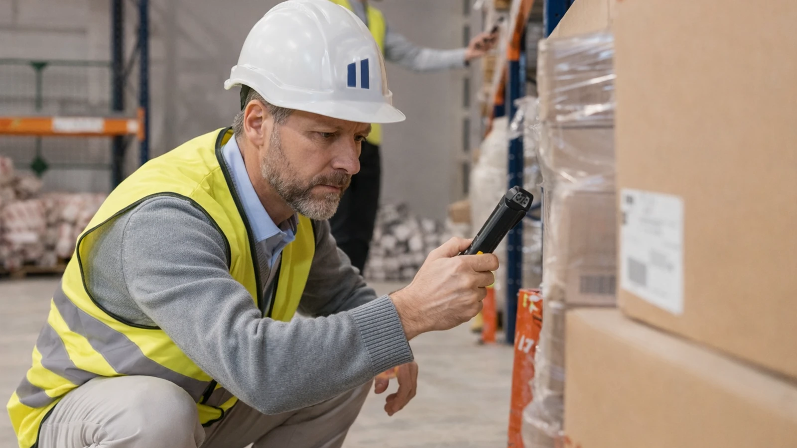 Operacion de almacen con control de inventario y lectura de SKU